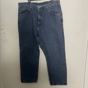 Wrangler Men's Dark Blue Relaxed Jeans